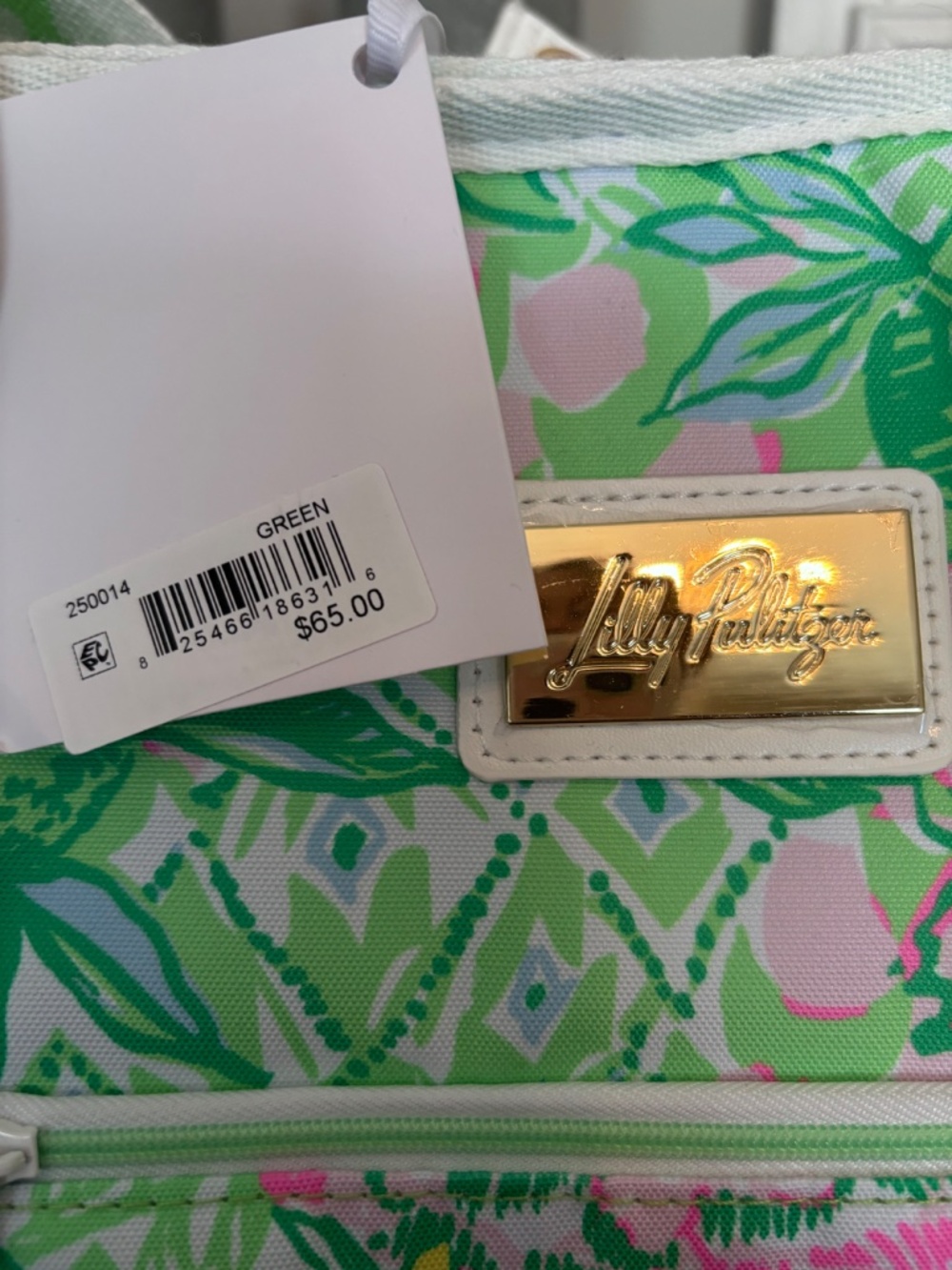 NWT Lilly Pulitzer Large Cooler Bag with Matching Mesh Bag and Shoulder Strap - Picture 6 of 11